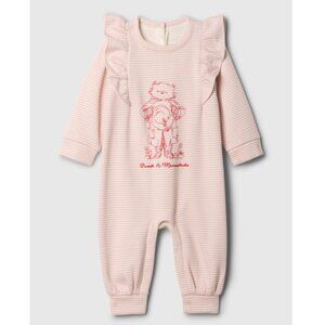 Baby Girl Preemie Pink Paddington Bear "Sweet as Marmalade" Fall / Winter Romper